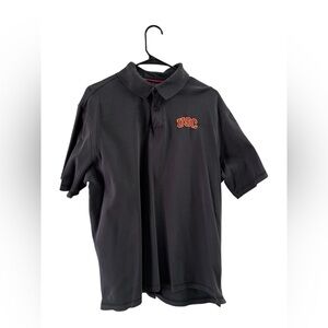 Black short sleeve USC college polo shirt